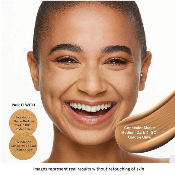 ONE/SIZE (.24oz) Turn Up The Base Butter Silk Concealer - Medium Dark 4 NIB - Picture 3 of 5